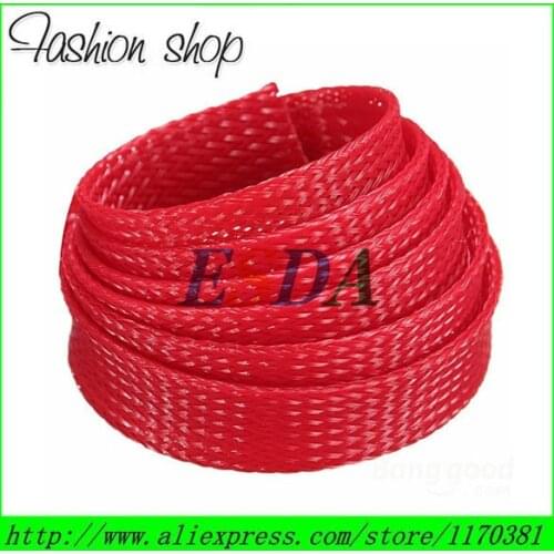 100M/ Lot 12mm High Tensile Cut and Abrasion Resistant Expandable Braided Sleeving