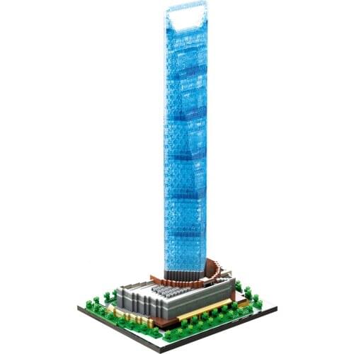 2020 new arrive Architecture China Shanghai World Financial Center diamond Building Blocks Model Bricks Toys for children gifts