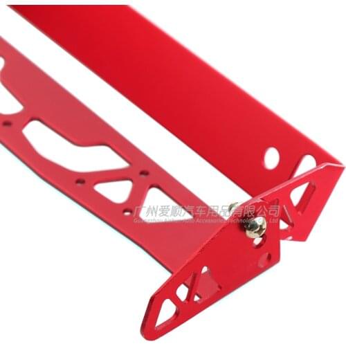 2021 Suitable For Refitting Automobile Thickened Aluminum Alloy Frame Plate Bracket License