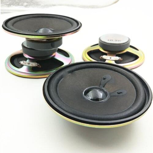 2pcs 3.5"inch 92mm 4Ω 3W Full range audio speaker Round Foam edge Loudspeaker