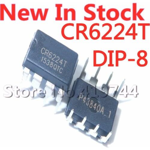 5PCS/LOT CR6224 CR6224T DIP-8 Power Management IC In Stock NEW original IC