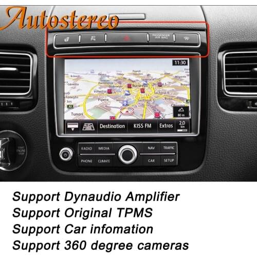 P60 Android 10 8+128 For VW TOUAREG 2010-2019 Car CD DVD Player Multimedia Player GPS Navigation Auto Radio Stereo Head Unit Dyn