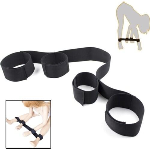 BDSM Bondage Adult Games Erotic Hand Handcuffs Leggings Straps Hand Leg Fixed Handcuffs Bondage SM Products Sex Toys For Couples