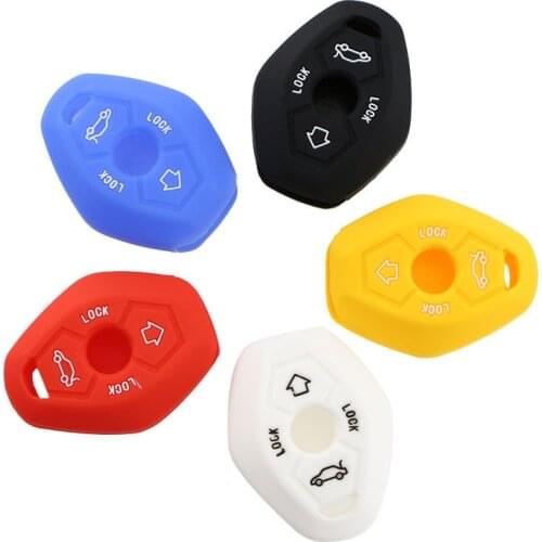 Car Styling Silicone Car Key Case Protector Cover Fit for BMW X3 X5 Z3 Z4 3 5 7 SERIES E38 E39 E46 E83 1998 - 2005 Accessories