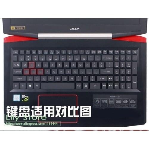 For 15.6" Acer Aspire VX 15 VX5-591G 17.3" Aspire V17 VN7-793G Predator Helios 300 Keyboard Protective film Cover skin Protector