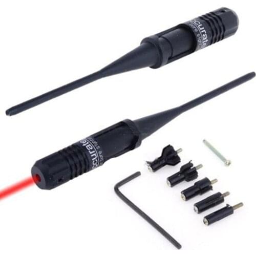 Red Dot Laser Boresighter Bore Sighter Kit for Hunting .22 to .50 Caliber Rifles