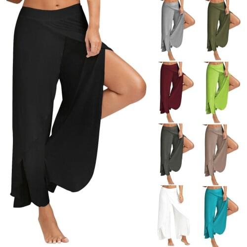 Best Selling Women Sportswear Female Fitness Pants Multicolor Girls Wide Leg Hot Thin Elastic Loose Training Pants Plus Size 5xl