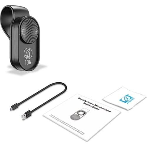 Mini 100 X Mobile Phone Zoom Lens with Led Jewelry Mobile Phone Lens