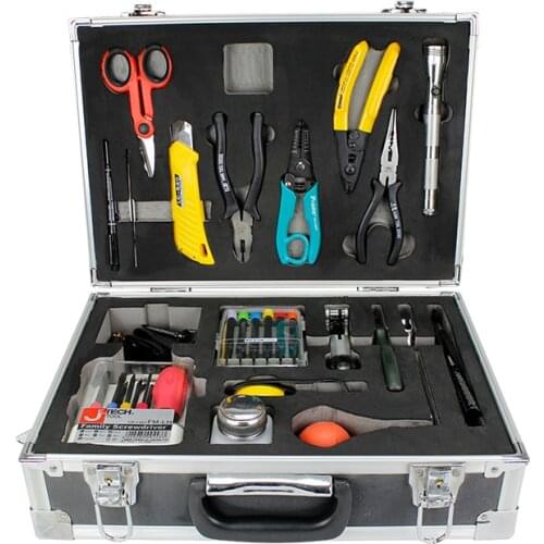 JILONG KL-08C tool kit KL-08C Economy Optical Fibre Fusion Splicer and Cable Removing Tool Case FIBRETOOL