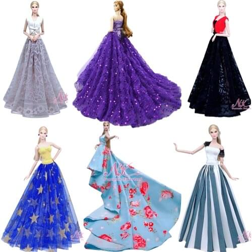 NK 1 Set Fashion Doll Outfit Multicolor Dress Shirt Skirt Daily Casual Wear Accessories Clothes for Barbie Doll Baby Toys JJ