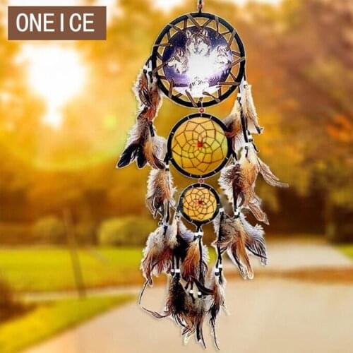 New Indian Style Dreamcatcher Hand Made Household Car Pendant Dream Catcher High Quality Fast Delivery Wedding Decoration