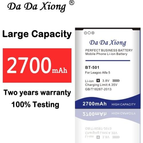New High Quality 2700mAh BT-501 Battery For LEAGOO Alfa 5 Phone