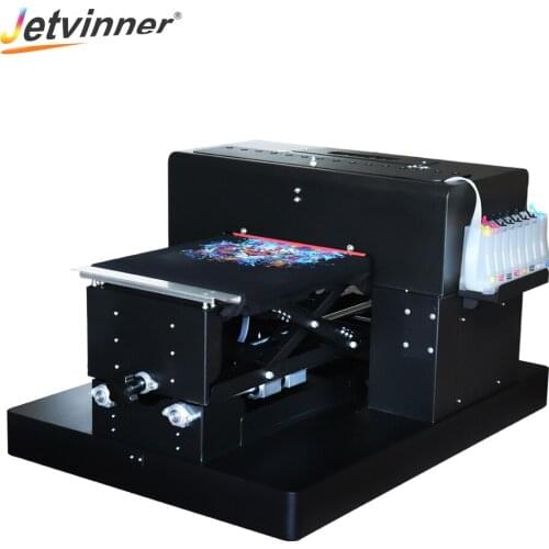 Jetvinner 8-color A3 Size DTG Printers R2000 Flatbed Printers For Adult and Children T-shirt, Jeans, Shirt, Jecket, Canvas Bag