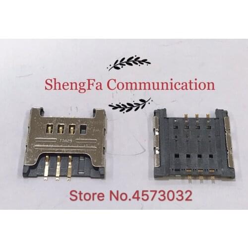 50-100pcs/Original for Samsung Galaxy I9000 E1200 I699 S6358 S6108 S6102 N7000 I9220 E1080 SIM Card Slot Reader Holder Connector