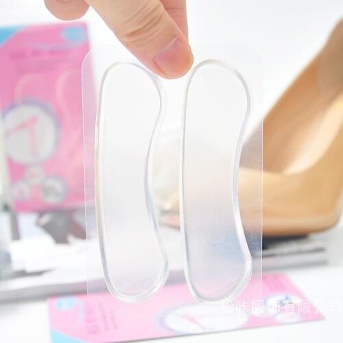 Silicone Gel Heel Protector Soft Cushion Protector Foot Feet Care Shoe Insert Pad Insole Shoes Accessories Insoles for Shoes