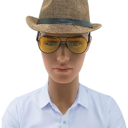 Yellow Sunglasses Polaroid For Night Driving In The Dark Men Polarized Sun Glasses Man Lentes De Sol Amarillo Spring Hinge