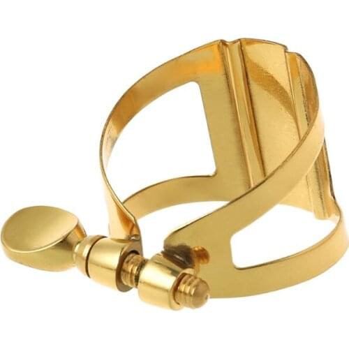 Soprano Alto Tenor Saxophone Clarinet In Bb Flexibility Gold Mouthpiece Ligature