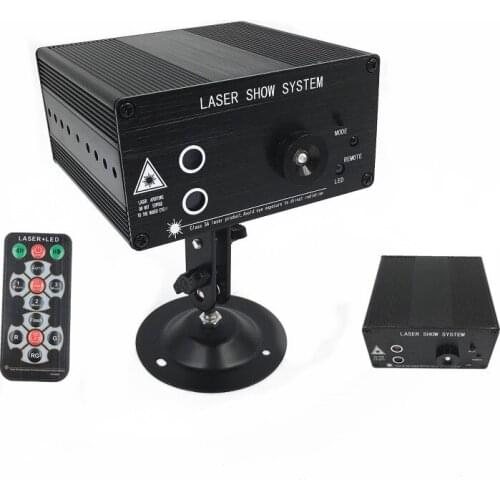 LED Laser Stage Lighting RGB Mini Led Laser Projector 3W Blue Light Effect Show For DJ Disco Party Lights