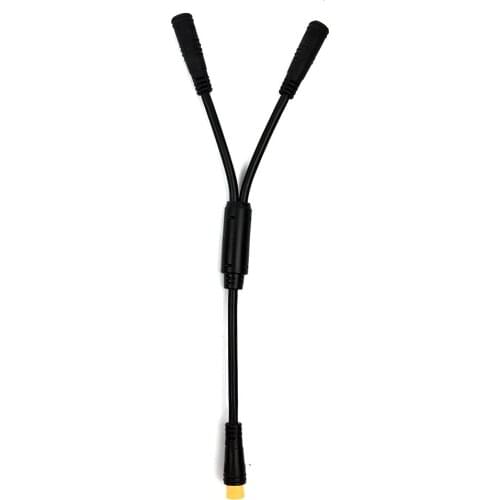 Universal 1to2 lines 3pin for Bafang BBS01/BBS02/BBSHD ebike accessories