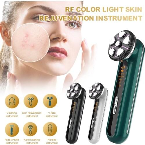 Facial Massager EMS Pulse Face Massage Device with 4 Light Sources Deep Cleaning Skin Lifting and Firming Skin Care Device
