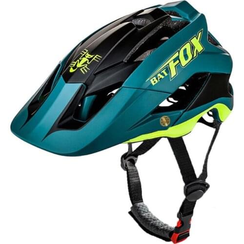 BATFOX MTB cycling helmet road bike Bicycle helmet with visor adult Men women ultralight 360g mountain racing bike helmets
