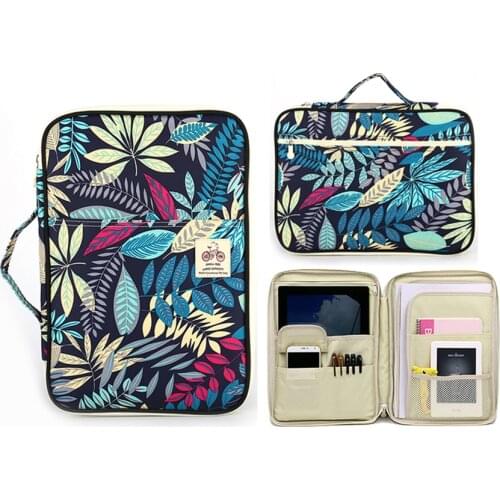 Waterproof Nylon Storage Bag Documents Folder Multi-Function A4 Bag Ipad Filing Products File Paper Notebook Pens Holder