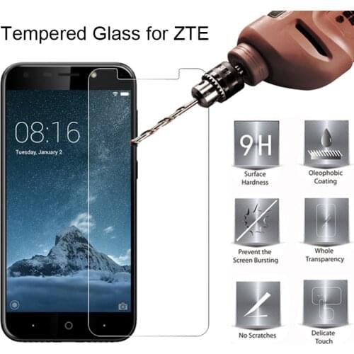 Toughed Screen Glass for ZTE Blade A2 Plus A3 A6 Tempered Glass for ZTE Blade L3 Plus L2 9H HD Hard Glass on ZTE Blade L5 Plus