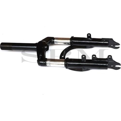 12 inch electric scooter modification parts hydraulic front fork fixed rod and disc brake