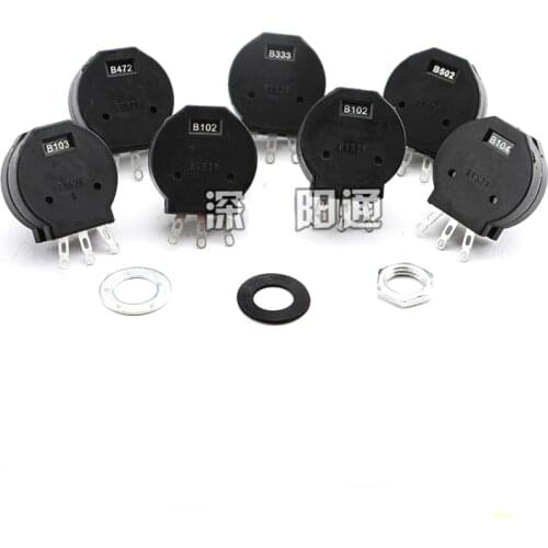 Welding machine parts carbon film potentiometer single double B102/103/104/333/472 knob current switch