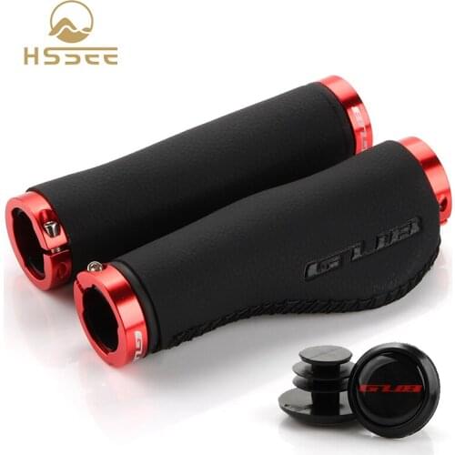 Fashion Bicycle Handlebar Grips Microfiber Leather Aluminum Alloy MTB Bicycle Handlebar Cover1 pair/2pcs Bicycle Accessories