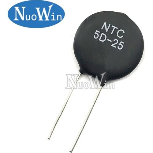 10pcs Thermistor Thermal Resistor NTC 5D-25