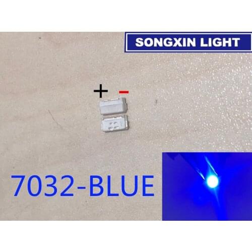 200PCS For SAMSUNG Quantum Dot TV Backlight Application LED Backlight Edge LED Series 1W 3V 7032 BLUE PKG