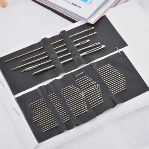 55Pcs/Set Stainless Steel Sewing Needles Set Hand Stitches Tools Household Different Sizes Sewing Accessories DIY Crafts Tools