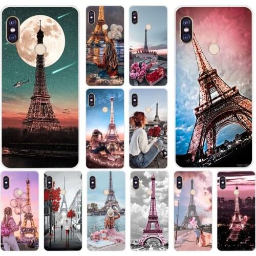 56AS Paris Eiffel Iron Tower Soft Silicone Tpu Cover phone Case for Xiaomi Redmi 5A 5 Plus 7 Note 5 5A 7 7A Pro