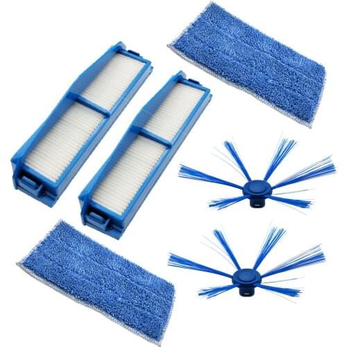 HEPA Filter+ Side Brush +mop cloth For Philips FC8794 FC8796 FC8007 FC8792 Vacuum Cleaner Replacement Spare Parts