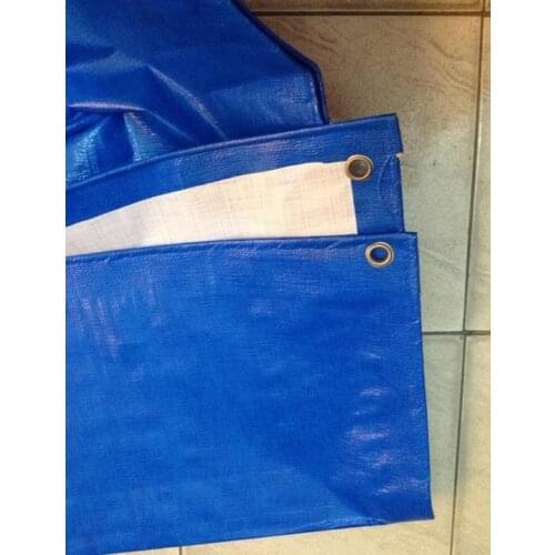 Customize 2mX3m Blue and white outdoor cover, waterproof canvas, tarps, rain tarpaulin, truck tarpaulin, sun cloth