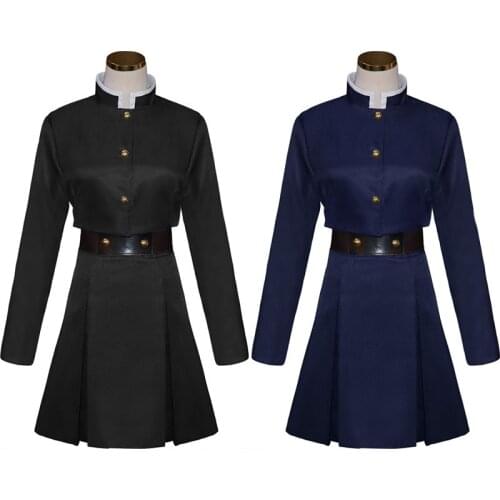 Anime Jujutsu Kaisen Cosplay Costume Costume Set Kugisaki Nobara Wig Waist Bag Dress Uniform Full Set Girls Women Adults Kids