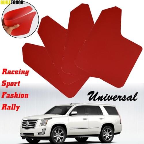 Red Universal Mudflap Mud Flaps Splash Guards Mudguard For GMC Ford Mazda Dodge Toyota Nissan D21 Subaru Jeep Hyundai Kona Juke