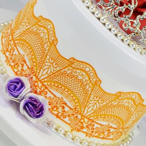 New Fondant Cake Lace Mats Silicone Mold Cake Decorating Tools Chocolate Biscuit Embossing Mold Cake Mold Baking Tools