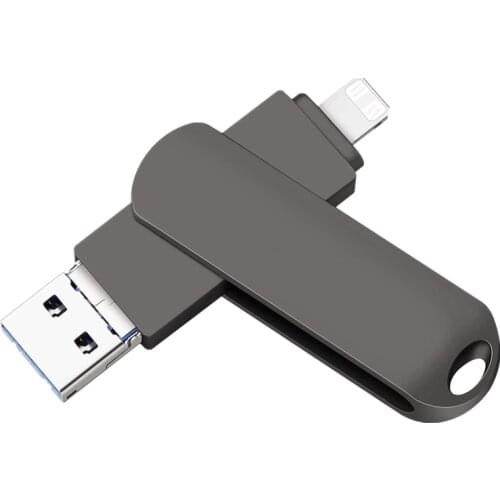 OTG USB 3.0 For iphone flash drive 256gb 128GB 64GB Pen drive 32GB 16GB Memory Stick USB Stick for iphone/ipad/Mac