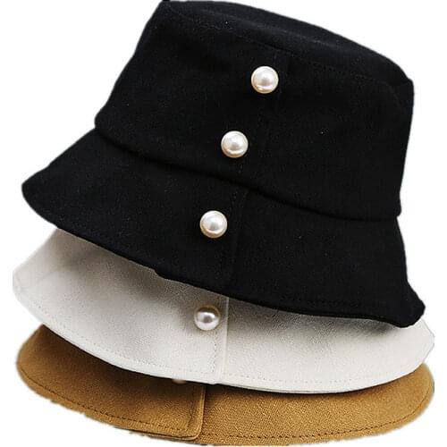 Solid Color Cotton Bucket Hat Fisherman Hat Outdoor Travel Hat Sun Cap Hats for Men and Women 76