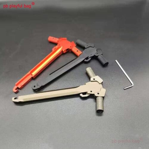 PB Playful bag Outdoor sports tactical game gel ball gun three color M4 CNC pull handle upgrade material toys accessories PG16