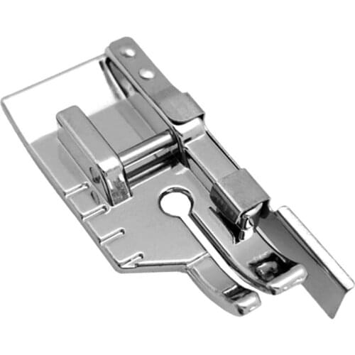1/4" (Quarter Inch) Quilting Sewing Machine Presser Foot with Edge Guide - Fits All Low Shank Snap-On sewing Machine 5AA7019