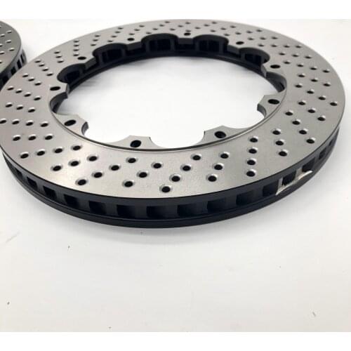 Drilled disc 370*36mm rotor with Strong ventilation effectdesign for BMW-Benz-Audi-Honda-vw-20 inches wheel