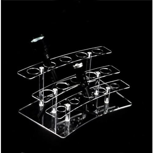 Detachable 3 Steps Acrylic Stand For Decoration and Organizer Small Jewelry Display Shelf