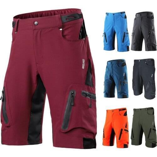 Lixada Baggy Shorts Cycling Biking Pants Breathable Sports Loose Fit Shorts Outdoor Casual Cycling Running Clothes
