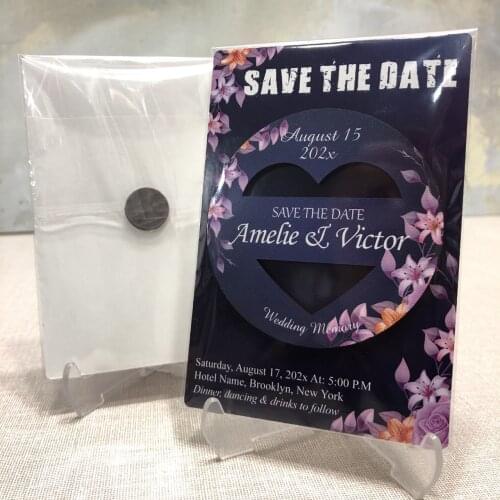 Save the Date Invitation Card Magnet Wedding, Engagement 20 pcs
