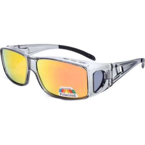 New Men Polarized Lens Driving Fishing Sunglasses Cover For Myopia Glasses Flip Polaroid Sun Eyewear Oculos De Sol Masculino