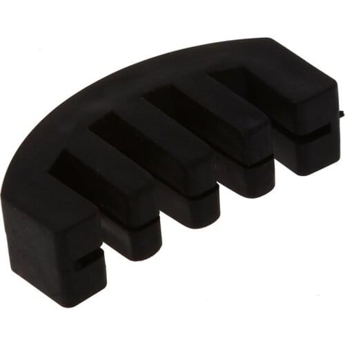 Violin Practice Heavy Black Rubber Violin Mute Silencer Acoustic Electric