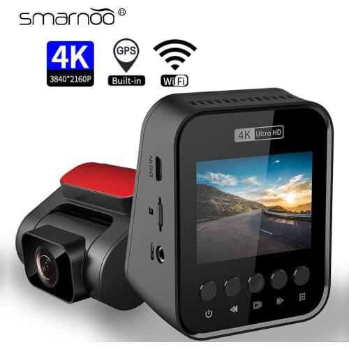 Dash Cam Dual Lens 4K UHD 3840*2160P Recording Car Camera DVR Sony IMX415 Night Vision WDR Built-in GPS Wi-Fi 24H Parking